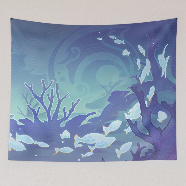 Item preview, Sangonomiya Kokomi Namecard | Genshin Impact designed and sold by Verthalies.