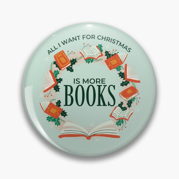 Item preview, Bookish  Christmas Wreath designed and sold by RedRubi.