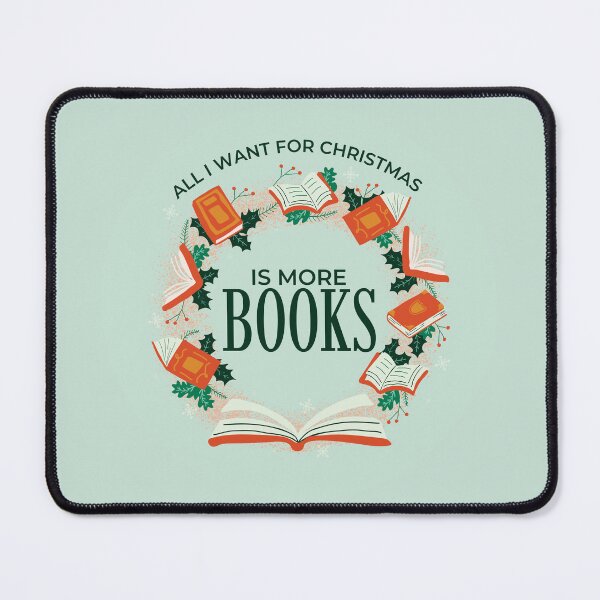 Item preview, Bookish Christmas Wreath designed and sold by RedRubi.