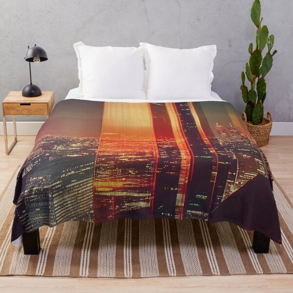 Item preview, Cityscape in Neon Lights designed and sold by NomadicDreamer.