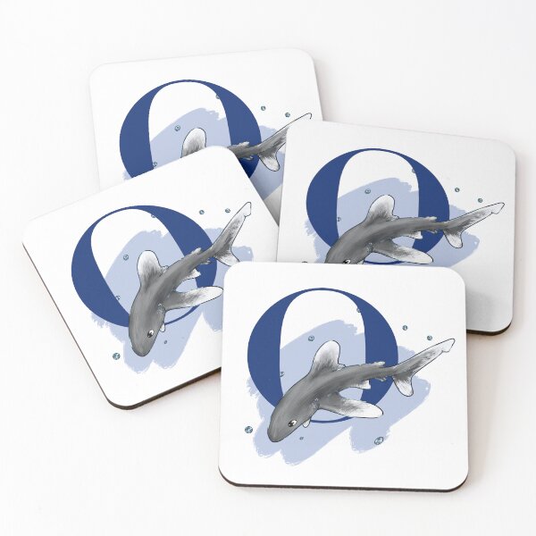 Item preview, O is for Oceanic whitetip shark designed and sold by didelphis-.