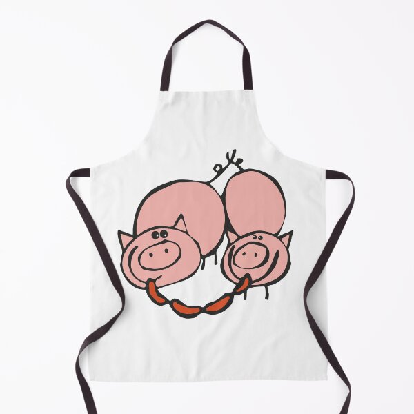 Item preview, Two little pigs with sausage designed and sold by TerazTy.