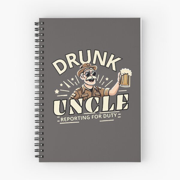 Item preview, Drunk uncle reporting for duty designed and sold by zingbing.