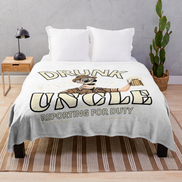 Item preview, Drunk uncle reporting for duty designed and sold by zingbing.