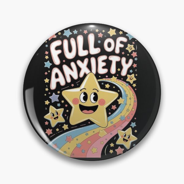 Item preview, Mental Health Awareness Full of Anxiety Kawaii Pastel Goth designed and sold by SztylishDesigns.