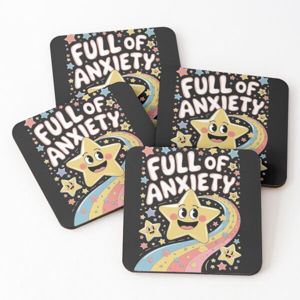 Item preview, Mental Health Awareness Full of Anxiety Kawaii Pastel Goth designed and sold by SztylishDesigns.