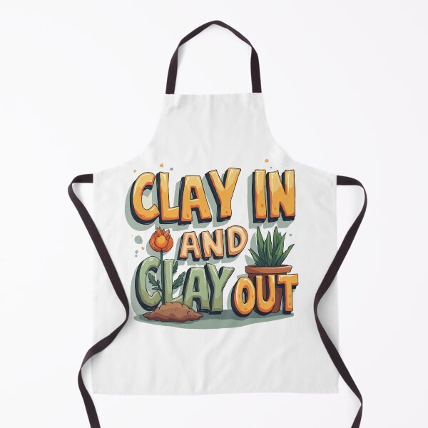 Item preview, Clay In and Clay Out - Pottery Humor designed and sold by TeesYouWant.