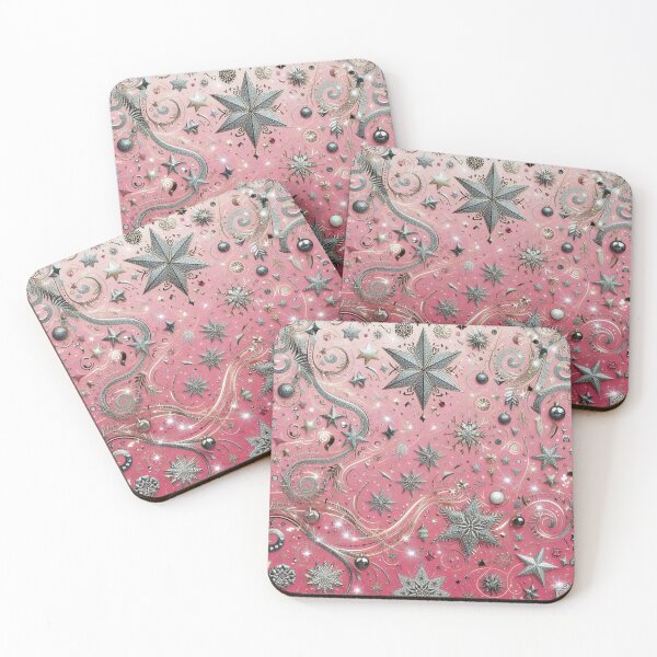 Item preview, Pink and Metal Starry Pattern designed and sold by Simplybe1.