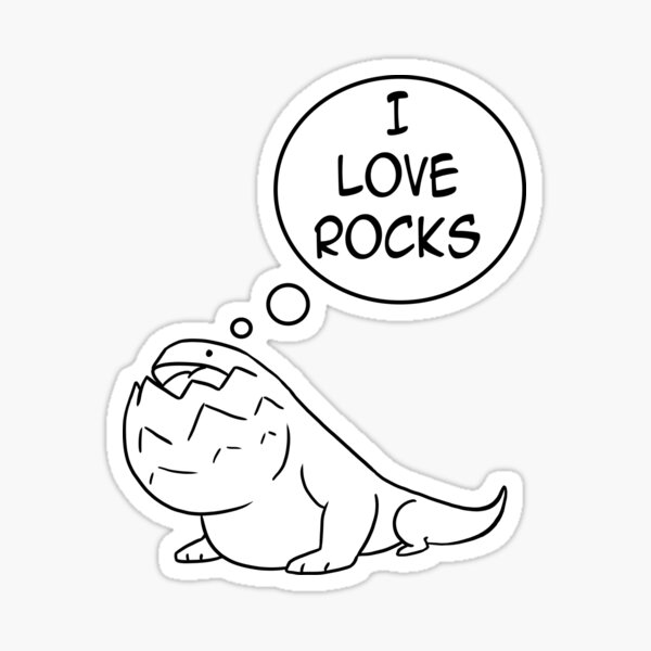 Artikel-Vorschau von Monster Hunter World Dodogama - Ich liebe Felsen, designt und verkauft von Maxkiki.
