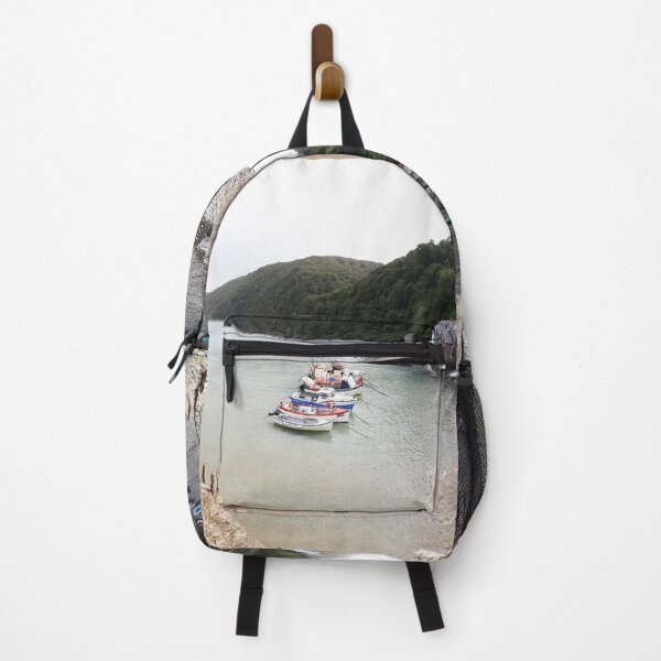 Item preview, Clovelly Fishing Boats Panorama, North Devon, England designed and sold by Paul Thompson Photography.
