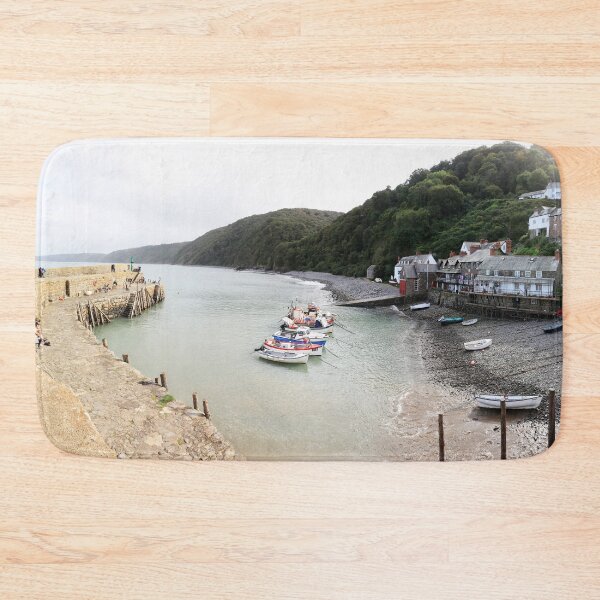Item preview, Clovelly Fishing Boats Panorama, North Devon, England designed and sold by Paul Thompson Photography.