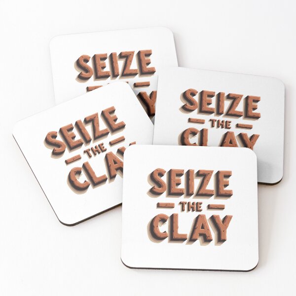 Item preview, Seize The Clay - Funny Pottery Humor Pun designed and sold by TeesYouWant.