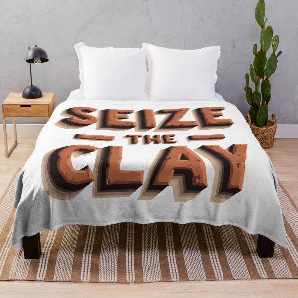 Item preview, Seize The Clay - Funny Pottery Humor Pun designed and sold by TeesYouWant.