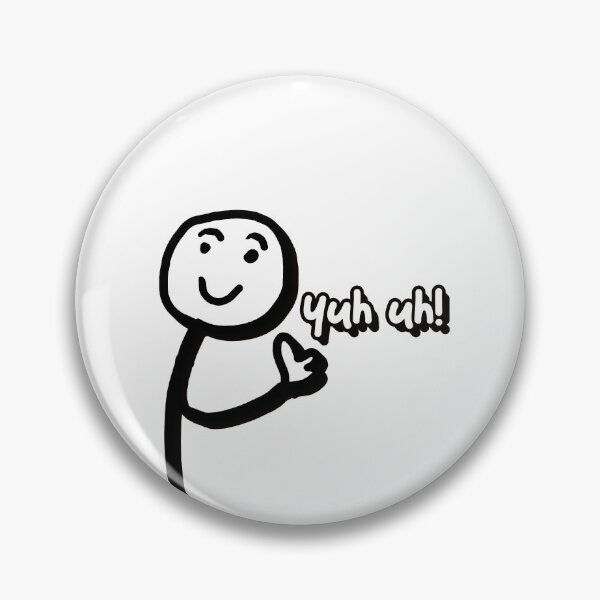 Item preview, Yuh uh! stickman meme designed and sold by SleekVisuals.