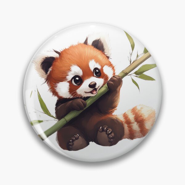 Item preview, red panda eating designed and sold by MystiS.
