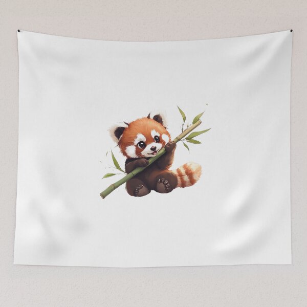 Item preview, red panda eating designed and sold by MystiS.