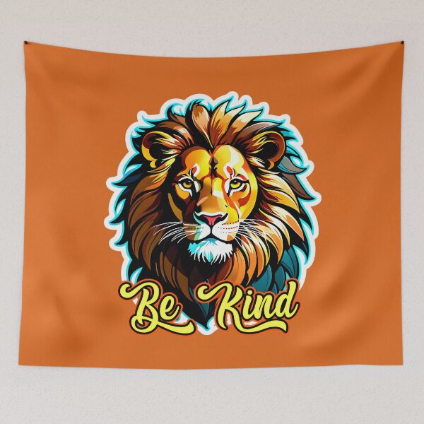 Item preview, A Majestic Lion - Be Kind Quote designed and sold by TheArtOfPat.