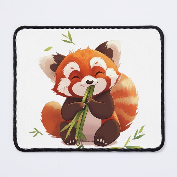 Item preview, red panda eating designed and sold by MystiS.