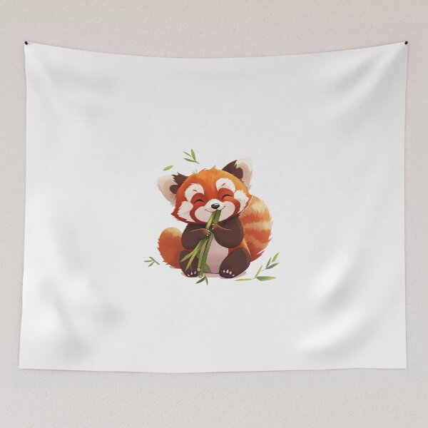 Item preview, red panda eating designed and sold by MystiS.