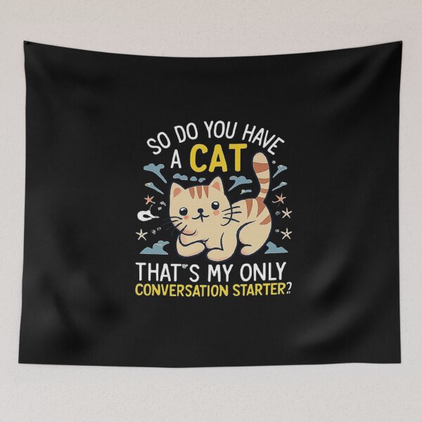 Item preview, Cute Cat Design - Conversation Starter for Cat Lovers designed and sold by love3617.