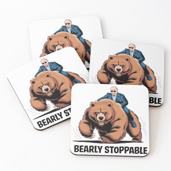 Item preview, Vladimir Putin Bearly stoppable designed and sold by BugiDesignArt.