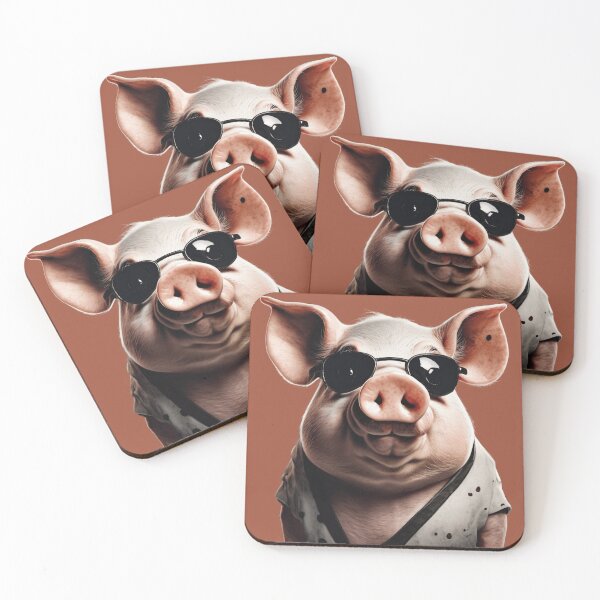 Item preview, Cool Pig designed and sold by Marialen.