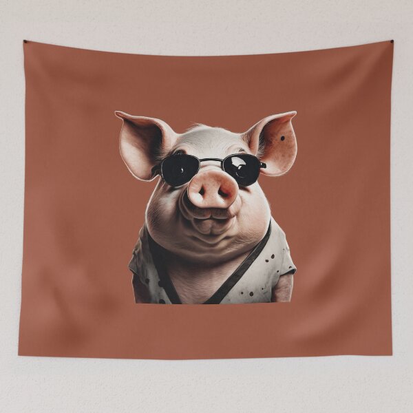 Item preview, Cool Pig designed and sold by Marialen.