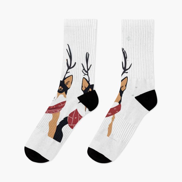 Item preview, Festive Smooth Collie – Christmas Pattern designed and sold by GoodyPaws.