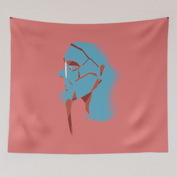Item preview, Abstract Cel shading uncle portrait designed and sold by Wish Design.