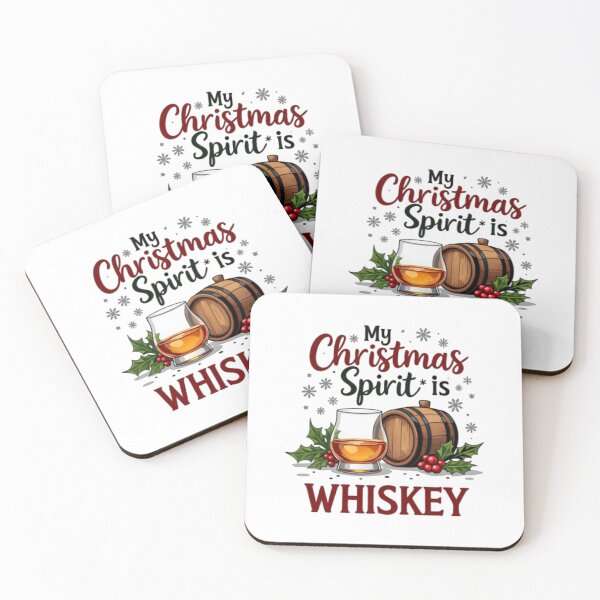 Item preview, My Christmas Spirit Is Whiskey designed and sold by printmala.