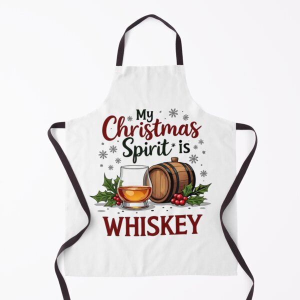 Item preview, My Christmas Spirit Is Whiskey designed and sold by printmala.
