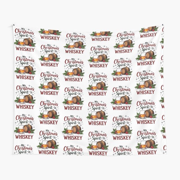 Item preview, My Christmas Spirit Is Whiskey designed and sold by printmala.