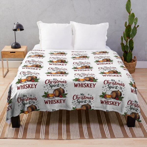 Item preview, My Christmas Spirit Is Whiskey designed and sold by printmala.