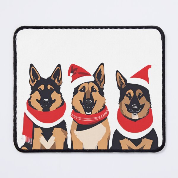 Item preview, Festive German Shepherd – Christmas Pattern designed and sold by GoodyPaws.