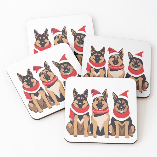 Item preview, Festive German Shepherd – Christmas Pattern designed and sold by GoodyPaws.