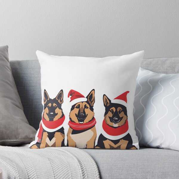 Item preview, Festive German Shepherd – Christmas Pattern designed and sold by GoodyPaws.