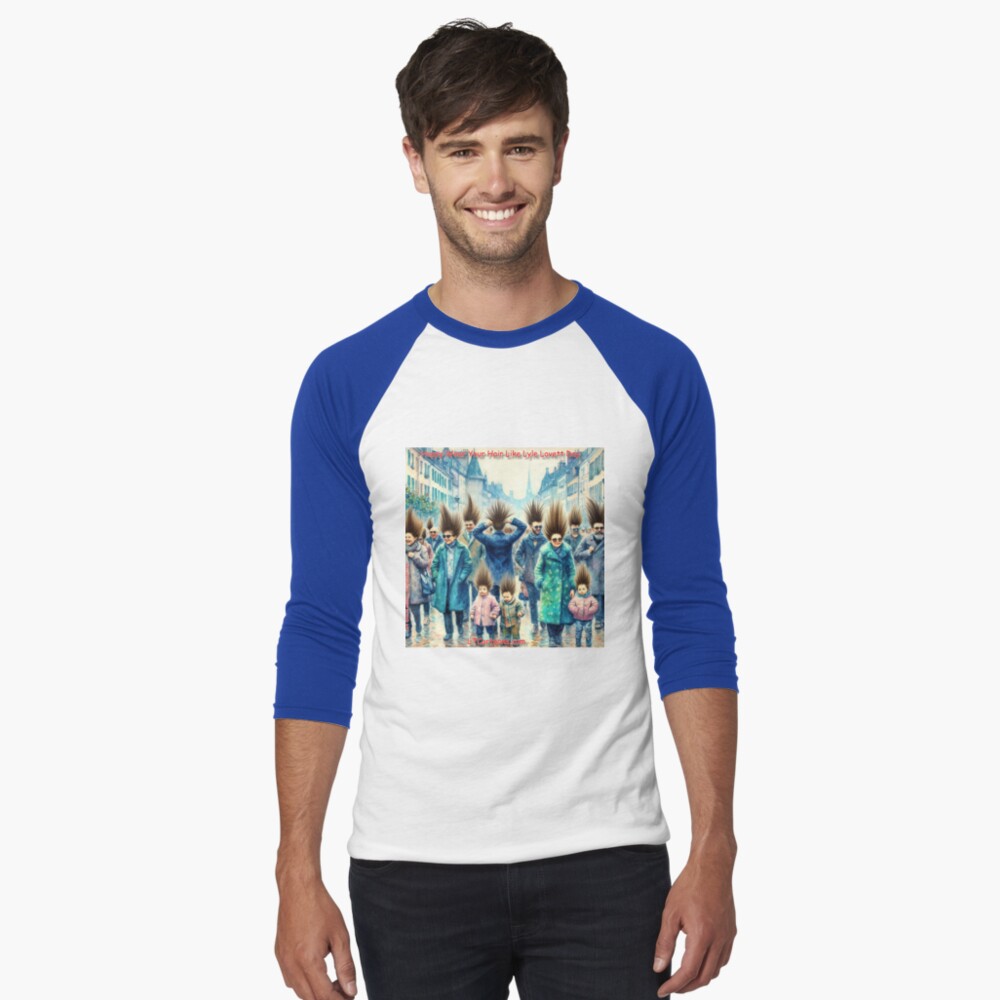 Item preview, Baseball ¾ Sleeve T-Shirt designed and sold by ltcartoons.