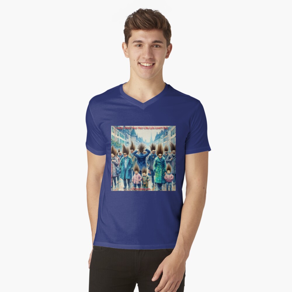 Item preview, V-Neck T-Shirt designed and sold by ltcartoons.