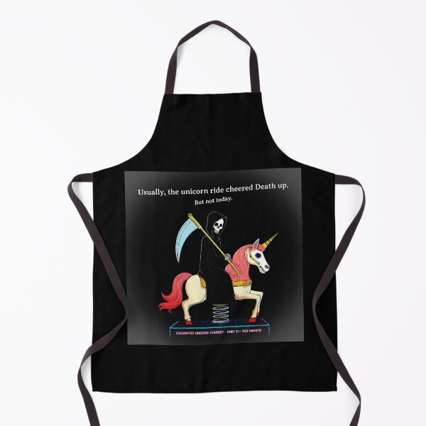 Item preview, Death's Enchanted Unicorn Journey designed and sold by PopCultureArtShop.