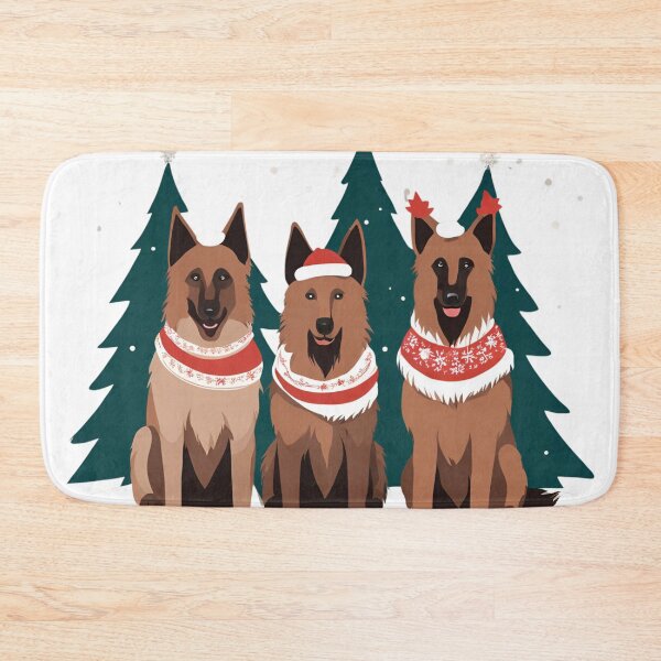 Item preview, Festive Belgian Tervuren – Christmas Pattern designed and sold by GoodyPaws.