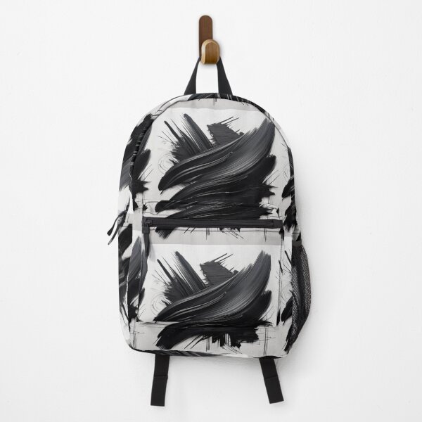 Item preview, Bold Black and White Abstract Brush Strokes designed and sold by RaiyaTees.