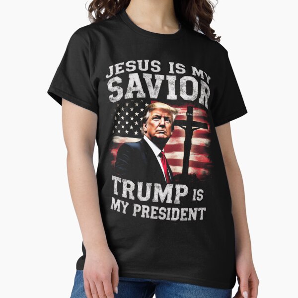 Item preview, Jesus Is My Savior Trump Is My President Trump designed and sold by Topmaxdesign.