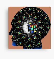 Rubik Brain Canvas Print