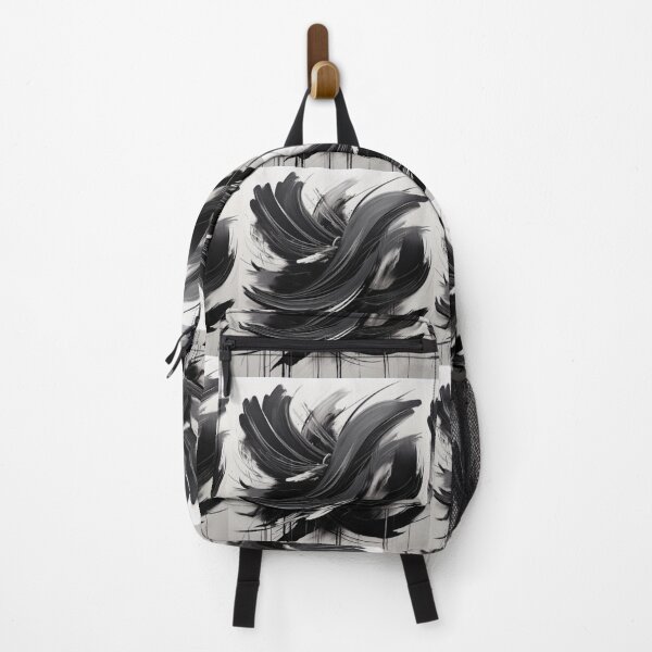 Item preview, Bold Monochrome Abstract Brush Strokes designed and sold by RaiyaTees.