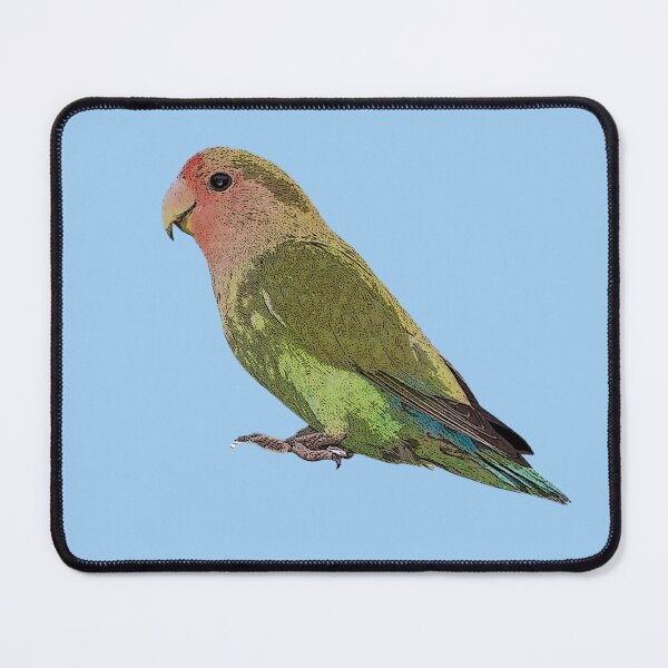 Item preview, Rosy-faced Lovebird Color Design  designed and sold by designsasstultd.