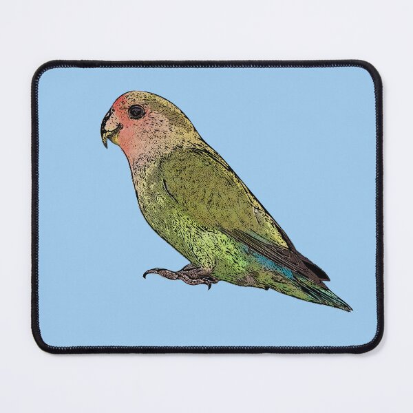 Item preview, Rosy-faced Lovebird Black Alternate Design  designed and sold by designsasstultd.