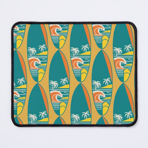 Item preview, Retro Tropical Beach Scene with Palm Trees and Waves designed and sold by Tuczykson.