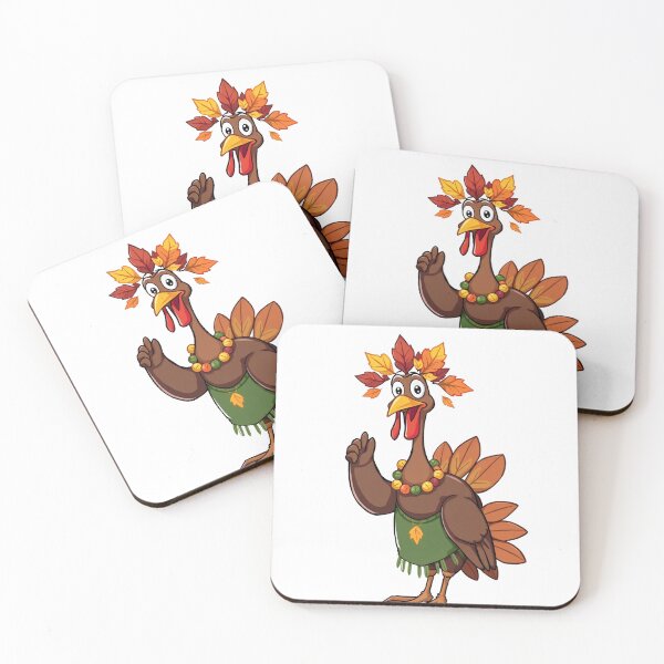Item preview, Festive Thanksgiving Turkey Cartoon designed and sold by Mido-artister.