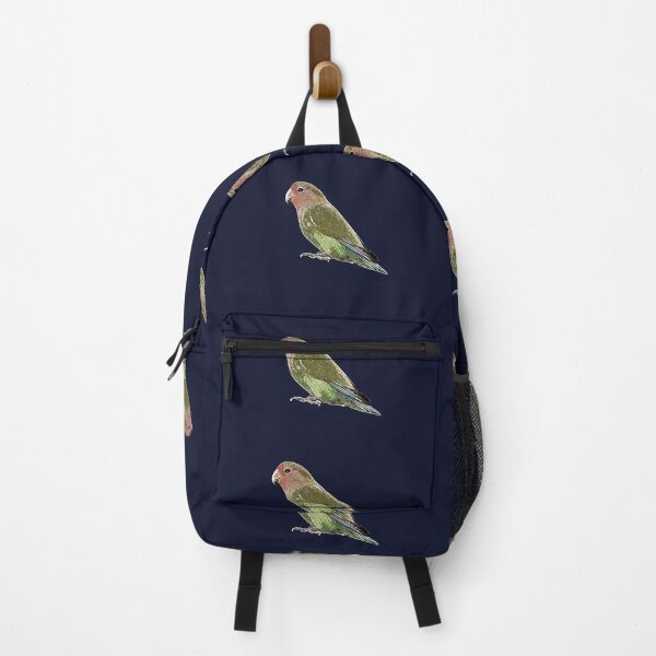 Item preview, Rosy-faced Lovebird White Alternate Design designed and sold by designsasstultd.