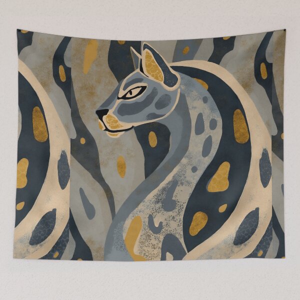 Item preview, Tribal-Inspired Stylized Leopard Ar designed and sold by AmuraLumina.